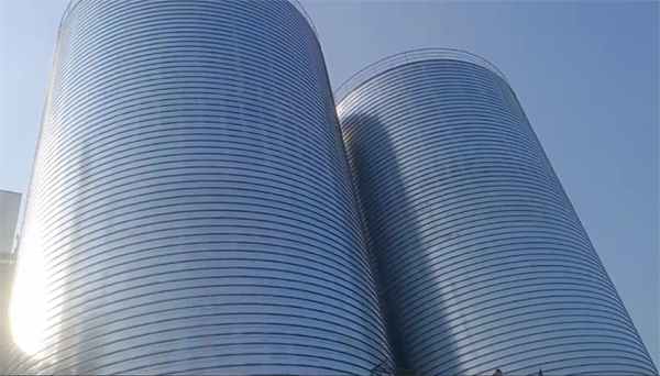 溪湖2座混凝土高架卷板仓