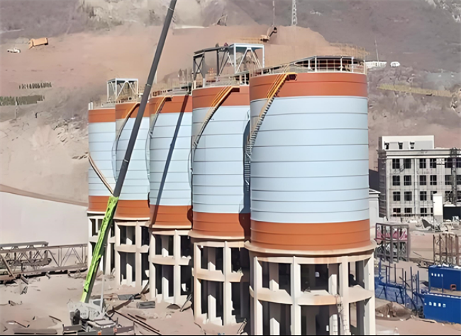 溪湖高架钢板仓